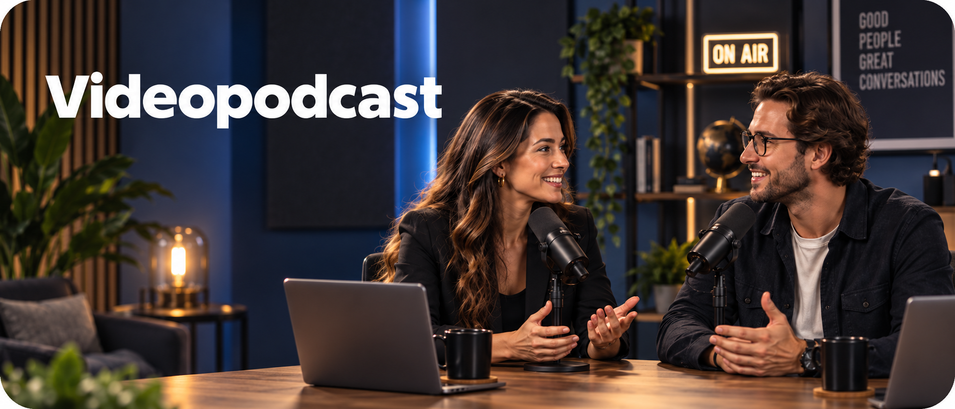 Voorbeeld video op maat: Videopodcast